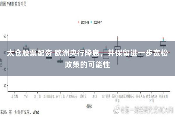 太仓股票配资 欧洲央行降息，并保留进一步宽松政策的可能性