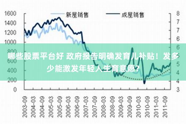 哪些股票平台好 政府报告明确发育儿补贴！发多少能激发年轻人生育意愿？